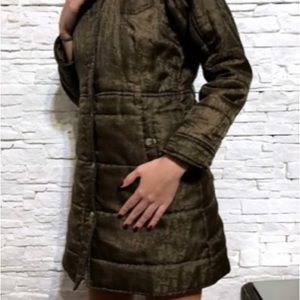 Vintage CHRISTIAN DIOR Monogram Trotter Puffer Coat Jacket Parka *RARE*